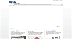 Desktop Screenshot of dcon.de