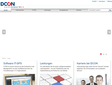 Tablet Screenshot of dcon.de