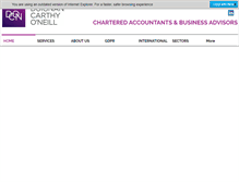 Tablet Screenshot of dcon.ie